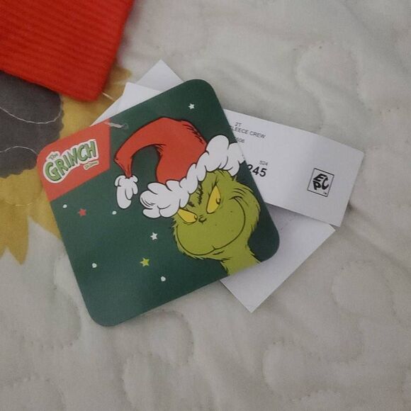 NWT DR SEUSS GRINCH HOLIDAY THEMED SWEATSHIRT - Picture 6 of 8